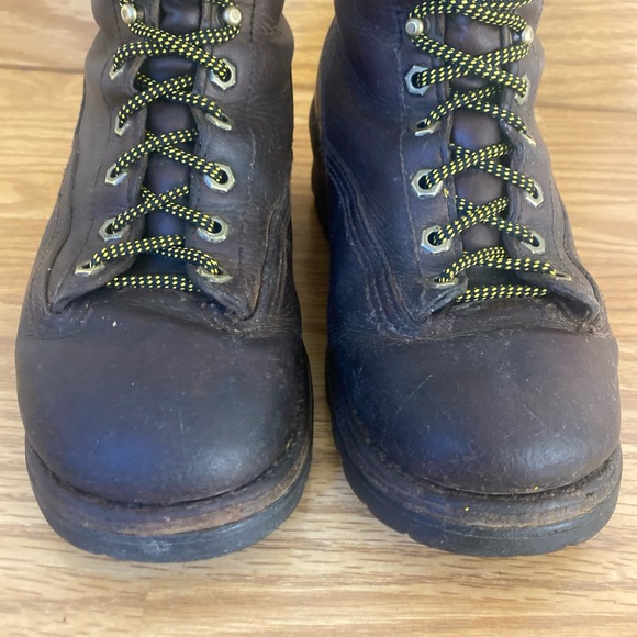 Chippewa Logger Work Boots Men’s Size 8M Waterproof Brown Leather 8" #73100 - Picture 12 of 16